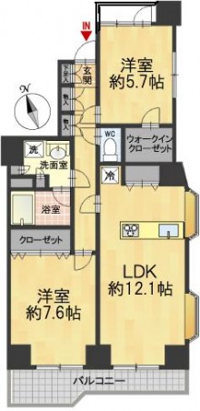  ワールドパレス武蔵小山Ⅱ間取り
