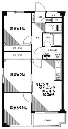 グリーンプラザ武蔵小山間取