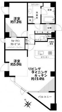 クラルテ武蔵小山間取