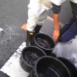 バケツとおやじ