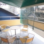 ルーフバルコニー でビアガーデン