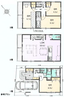 4区画 間取り