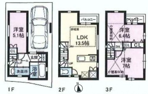 B間取り